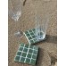 ISLAND – Yeşil Mozaik Bardak Altlığı (4’lü)